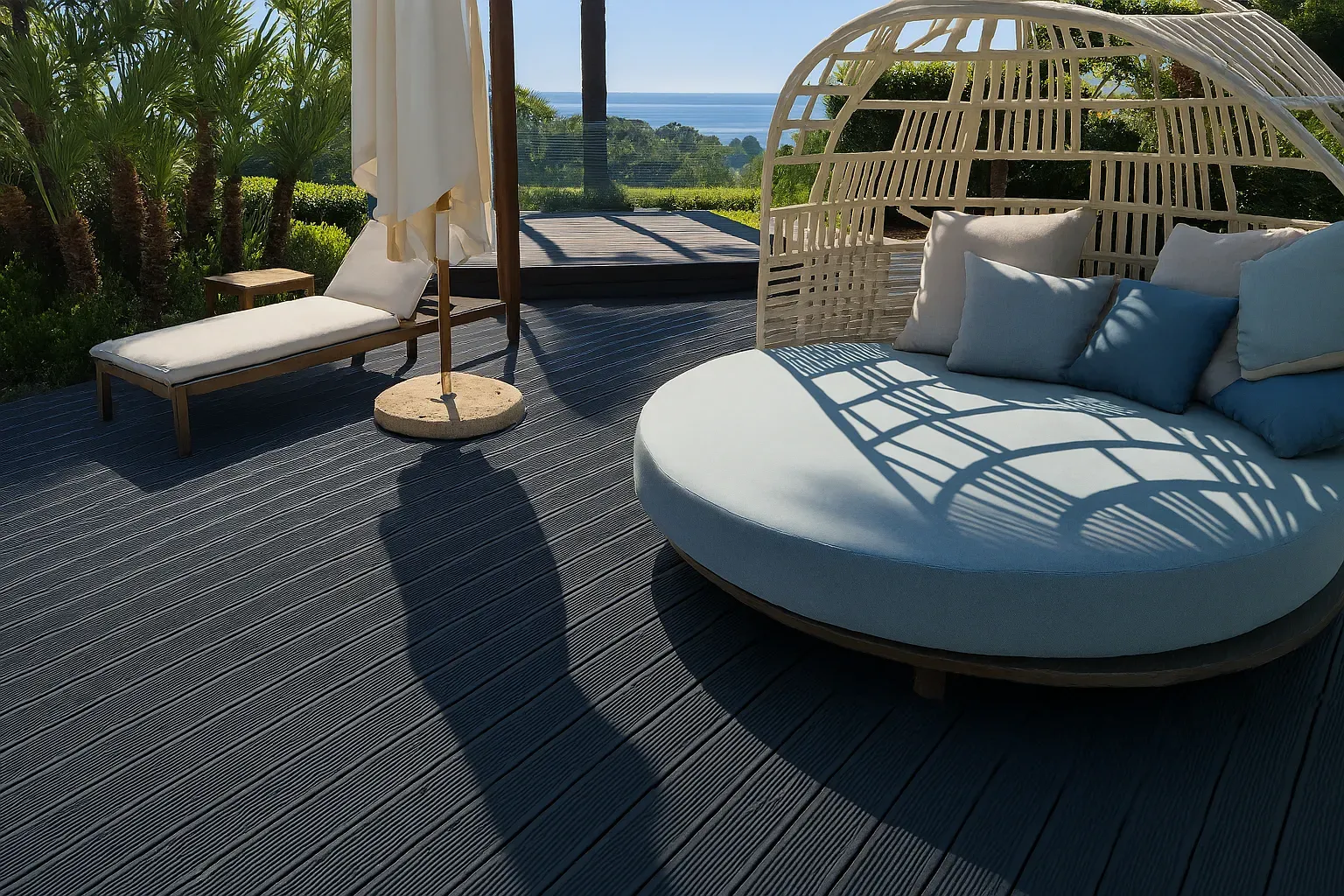 ScenicLiving is made to be seen. Bring your vision to life and create picture-perfect outdoor spaces you&rsquo;ll want to share.&nbsp;

Key Advantages of ScenicLiving Naturel Decking:&nbsp;


	Offers a more luxurious look and feel, in 3 contemporary colours &nbsp;
	Versatile design, available in 3 slip-resistant surface finishes &ndash; brushed, ribbed and woodgrain&nbsp;
	Premium &lsquo;capped&rsquo; composite with a high resistance to fading, staining and scratching &nbsp;
	Flame-retardant flooring (Bfl-s1), suitable for commercial properties and public areas &nbsp;
	25 year warranty for additional peace of mind&nbsp;


